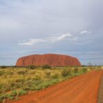 red rock in the desert uluru - NBCreations