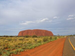 red rock in the desert uluru - NBCreations