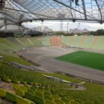 Olympic Stadium field in Munich from 1972 Games – historical sports venue - nbcreations