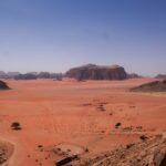 Desert landscape with distant mountains nbcreations