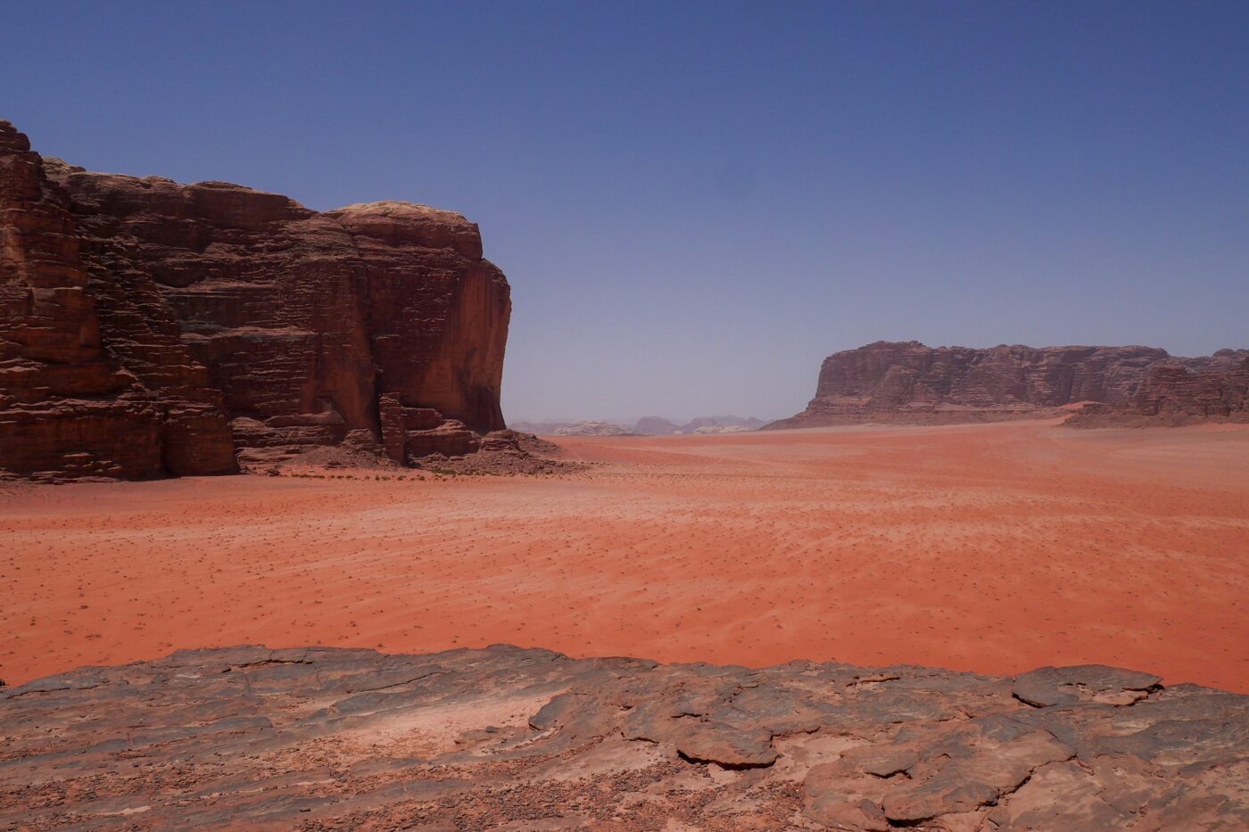 Desert landscape Wadi Rum Jordan scenic view nbcreations